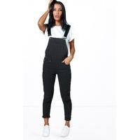 brooke denim dungarees black