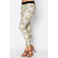 Bright Paisley Print Leggings