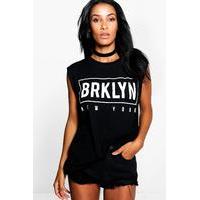 Brooklyn Sleeveless Top - black