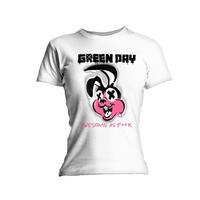 bravado green day overspray womens t shirt white x large