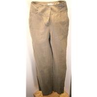 brown linen trousers wallis size 34 brown trousers