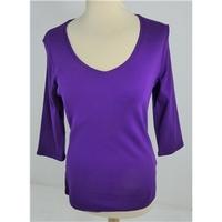 Brand New Without Tags M&S Collection Size 12 Purple Top