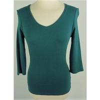 Brand New Without Tags M&S Collection Size 8 Green Cotton Top