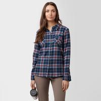 brakeburn womens check flannel shirt navy