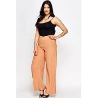 Brick Wide Leg Trousers