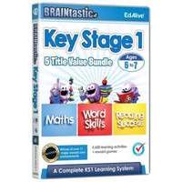 Braintastic 5 Title Value Bundle (maths/word Skills/reading Success Onetwo And Three) For Ages 5 To 7 (key Stage 1)