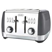 Breville VTT764 Strata Collection 4 Slice Toaster in Grey