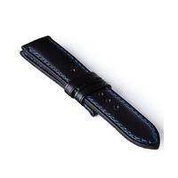 Bremont Leather Strap Black-Blue 22mm Regular