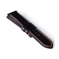 Bremont Leather Strap Black-Orange 22mm Regular