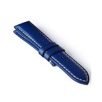 bremont leather strap blue white 22mm regular