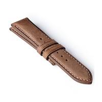 bremont leather strap nubuck light brown white 22mm regular