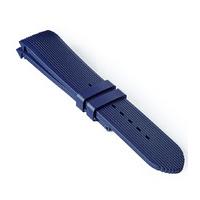 bremont rubber strap integrated blue 22mm regular