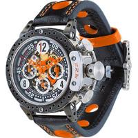 B.R.M. Watch DDF12-44 Skeleton Orange Hands