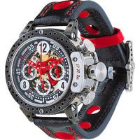 brm watch ddf12 44 skeleton red hands