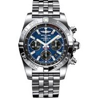 breitling watch chronomat 44 blackeye blue bracelet