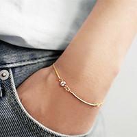 Bracelet/Chain Bracelets Zircon Party / Daily / Casual / Sports Jewelry Gold, 1pc Christmas Gifts