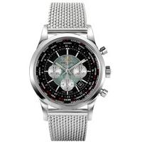 Breitling Watch Transocean Chronograph Black Ocean Classic Bracelet