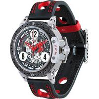 brm watch ddf6 44 skeleton red hands