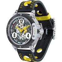 B.R.M Watch DDF6-44 Skeleton Yellow Hands