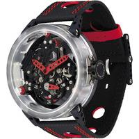 brm watch r 50 makrolon red hands