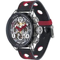 brm watch sp 44 black and red hands