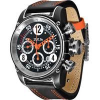 brm watch t12 44 drivemaster orange hands