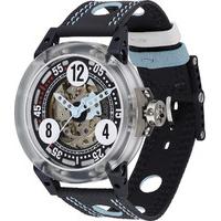 B.R.M Watch V6-44 Makrolon Light Blue Hands