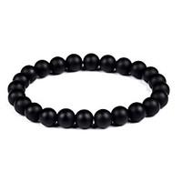 Bracelet Strand Bracelet Agate Daily / Casual Jewelry Gift Black, 1pc