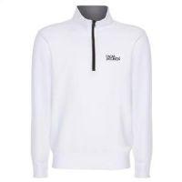 Bradley Half Zip Sweater - 932 White