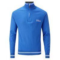 brock tour half zip sweater sport blue