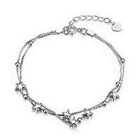 bracelet chain bracelet charm bracelet sterling silver starnatural fri ...