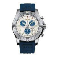 Breitling Gents Colt Chronograph Quartz Blue Rubber Strap Watch