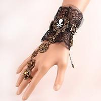 bracelet ring bracelet lace flower gothiclolita vintage halloween jewe ...