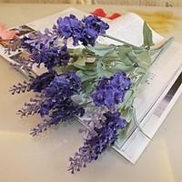 Branch Silk Plastic Lavender Tabletop Flower Artificial Flowers