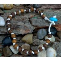 Brown Coco Bead & Knot Bracelet