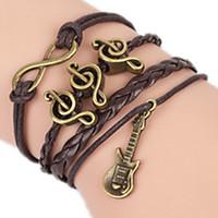 Bracelet Leather Bracelet Alloy Bowknot Rock Birthday / Daily Jewelry Gift Khaki, 1pc