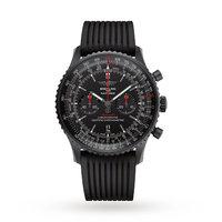 Breitling Navitimer Black Steel Mens Watch