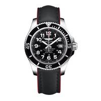 Breitling Superocean II 42 men\'s automatic leather strap watch