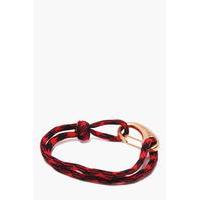 Bracelet With Clasp - red