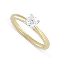 Brilliant Fire 18ct gold 0.40 carat diamond solitaire ring