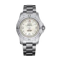 Breitling Colt 36 ladies\' pearl dial stainless steel bracelet watch