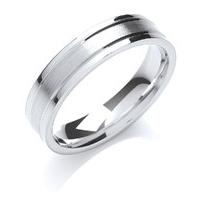 Brown & Newirth Wedding Ring Palladium Gents