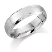 Brown & Newirth Wedding Ring Palladium Gents