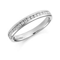Brown & Newirth Wedding Ring Platinum Diamond Half Eternity
