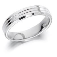 Brown & Newirth Wedding Ring Palladium Gents