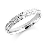 Brown & Newirth Wedding Ring White Gold Diamond