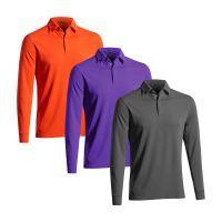 breath thermo long sleeve polo shirt