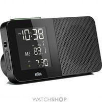 Braun Clocks Digital Radio Alarm Clock Radio Controlled BNC010BK-SRC