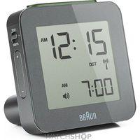 braun clocks digital alarm clock radio controlled bnc009gy rc