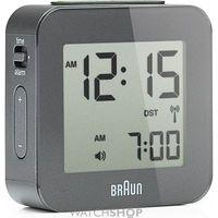 Braun Clocks Travel Alarm Clock Radio Controlled BNC008GY-RC